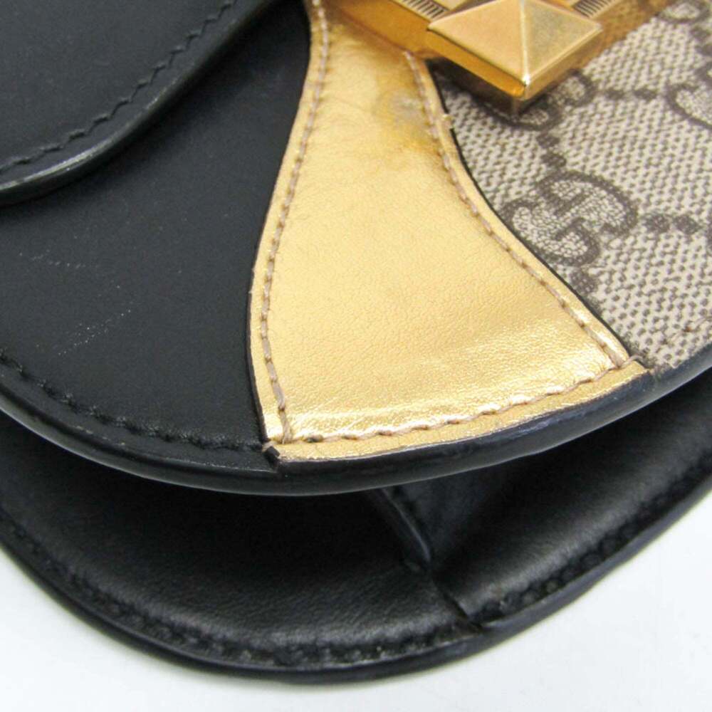 GUCCI Black Leather Shoulder Bag - Picture 4 of 15